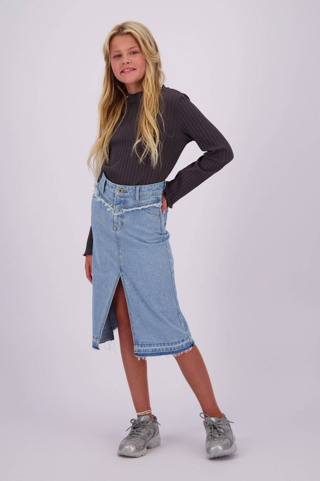 Vingino spijkerrok Doris light bleach