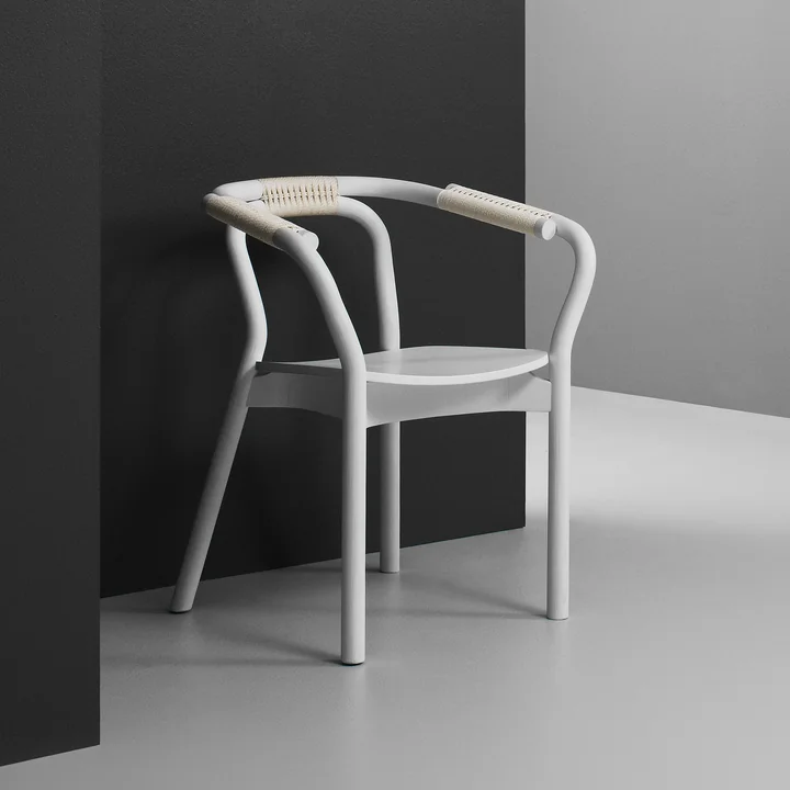 Normann Copenhagen - Knot Chair, weiss / weiss