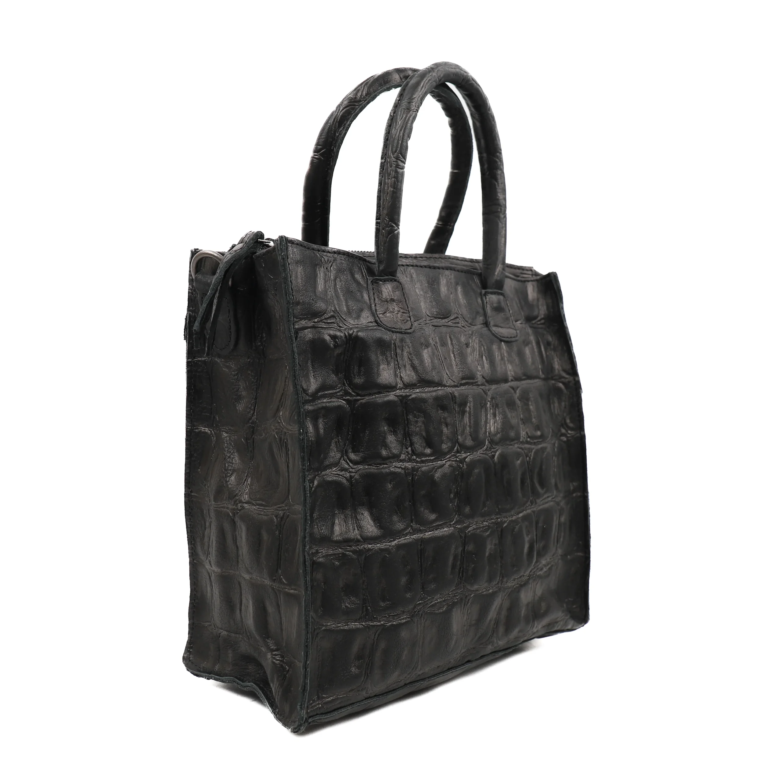 Bear Design Croco Hand Schoudertas Bonnie Zwart CR2172