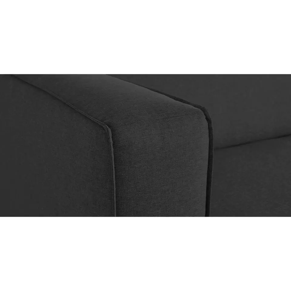 Asmund - Slaapbank 2-zits in antraciet linnenoptik