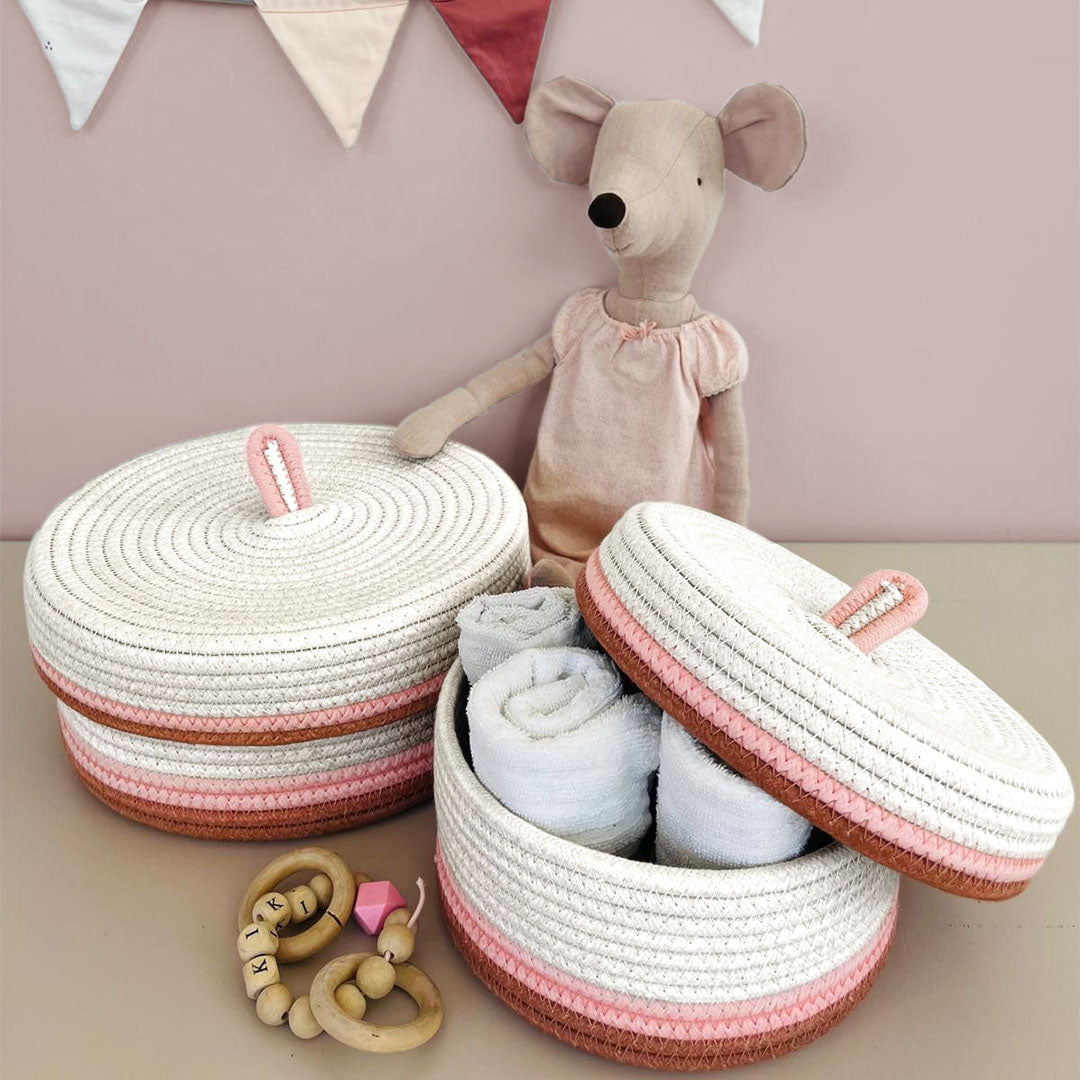 tapis petit opbergmanden liva - 2st