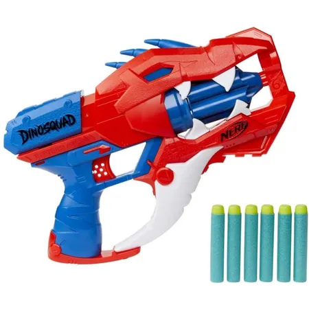 Nerf DinoSquad Raptor-Slash Blaster, 6-Dart Rotationstrommel