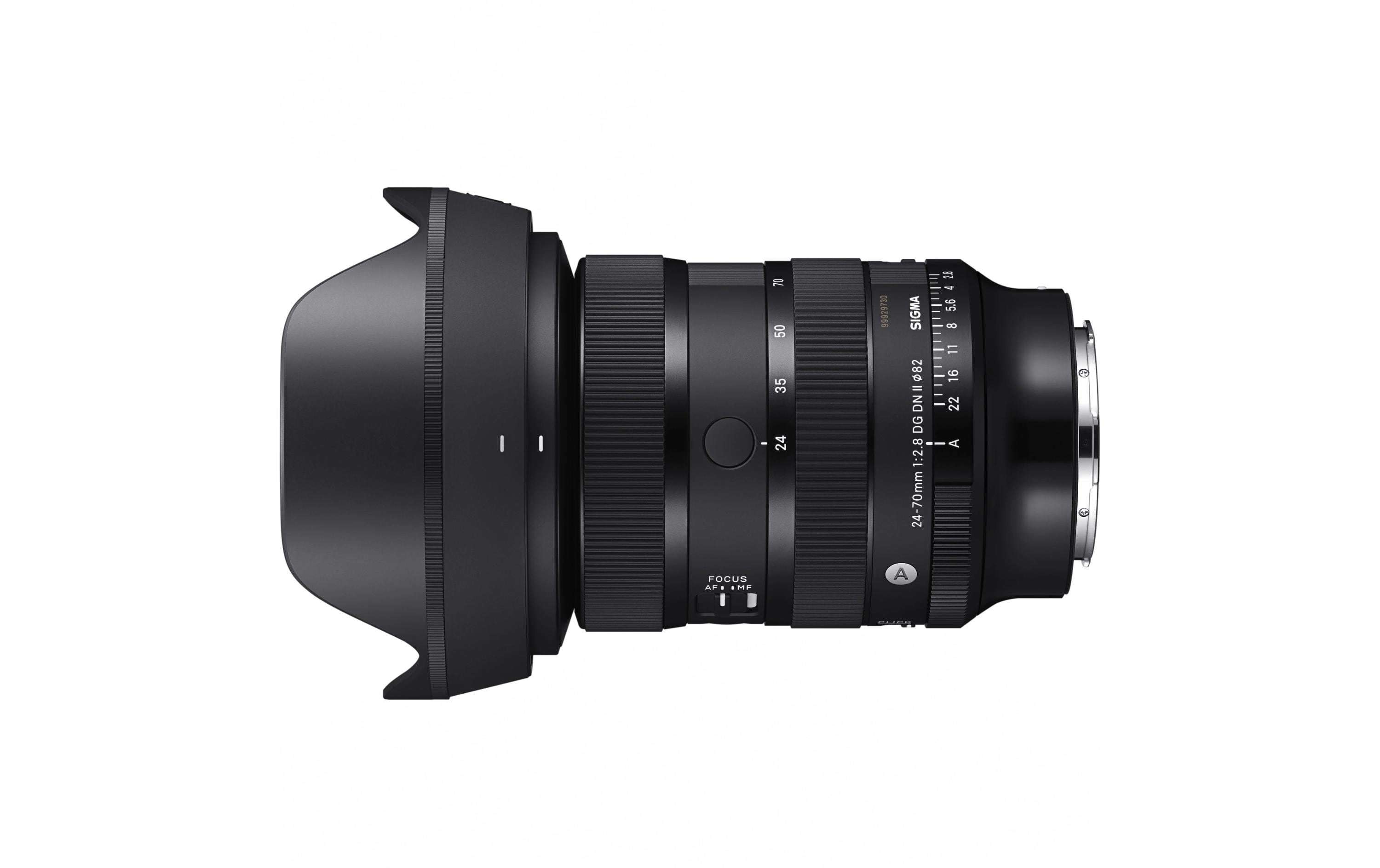 Zoomobjektiv 24-70mm F/2.8 DG DN II Art Sony E-Mount<br>Lichtstarkes Standard-Zoom-Objektiv mit hoher Auflösung über den gesamten Brennweitenbereich