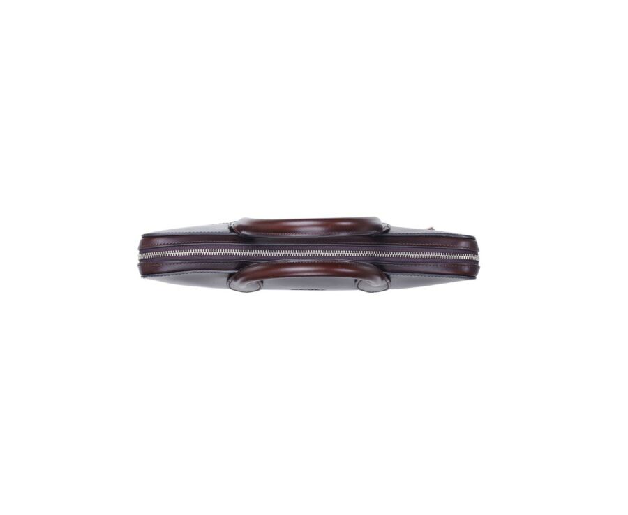 Porte-documents homme en cuir Chocolat - WILLINGTON