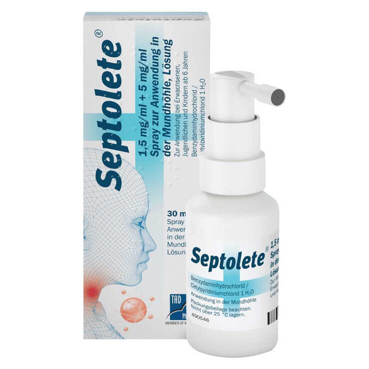 Septolete 1,5 mg/ml + 5 mg/ml Spray , 30 ml