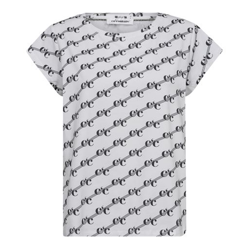 Co'Couture LogolineCC T-shirt, White, M