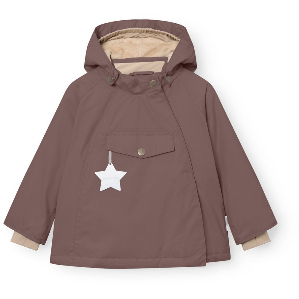 Køb Mini A ture Peppercorn Plum Matwang Fleece Lined Winter Jacket. GRS