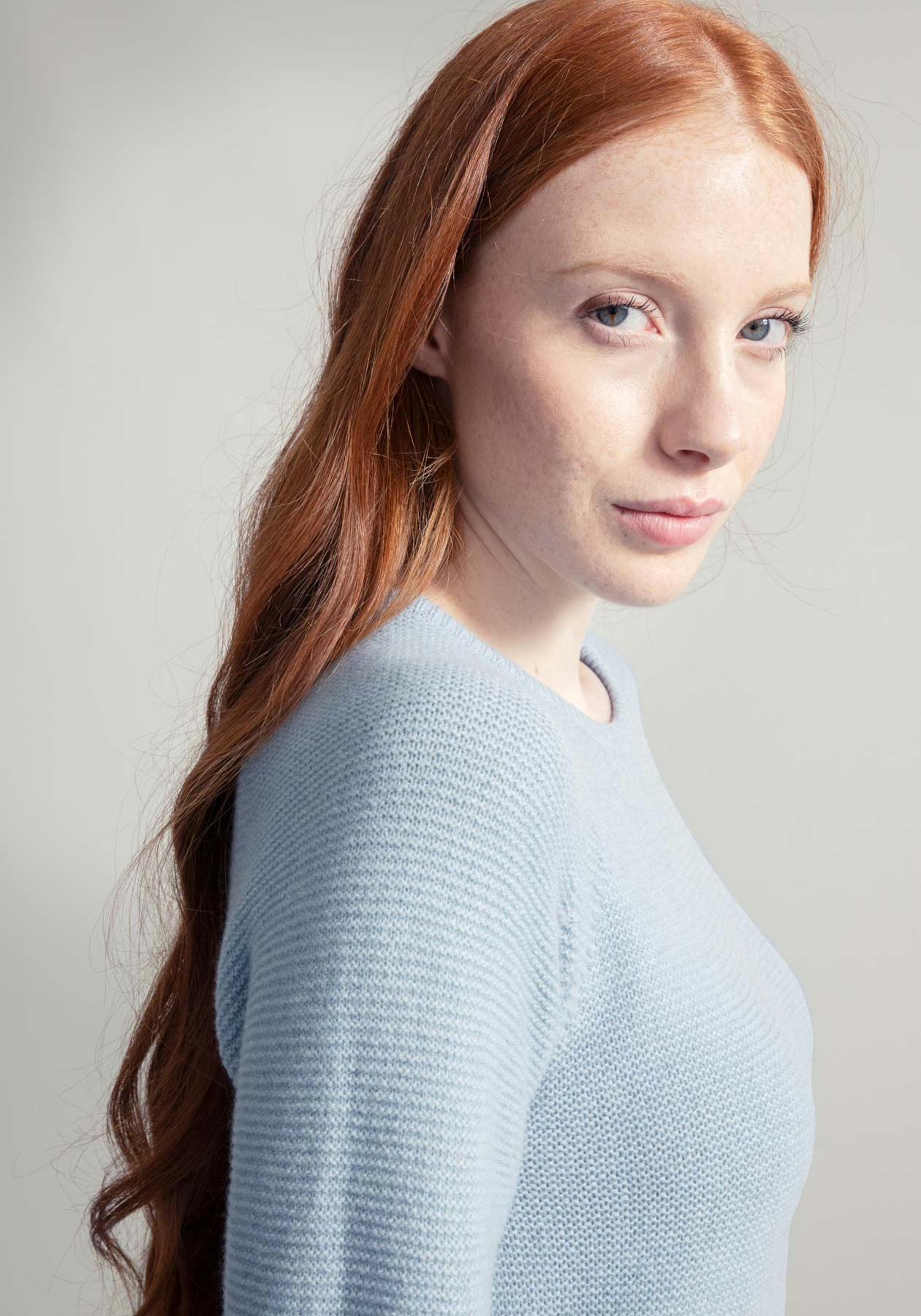 Rifo Kaschmirpullover Giulietta Dusty Blue
