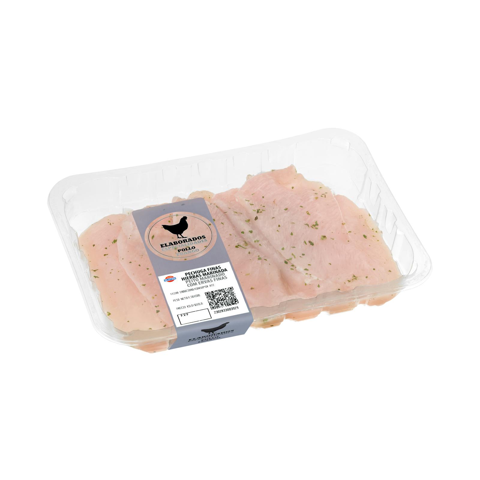 Filets de poitrine de poulet marinés aux fines herbes