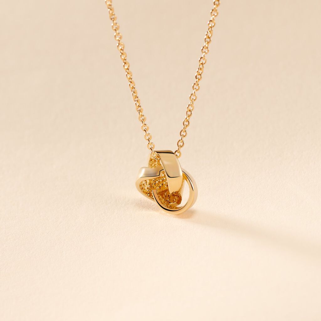Collier Marcelina Plaqué Or Jaune