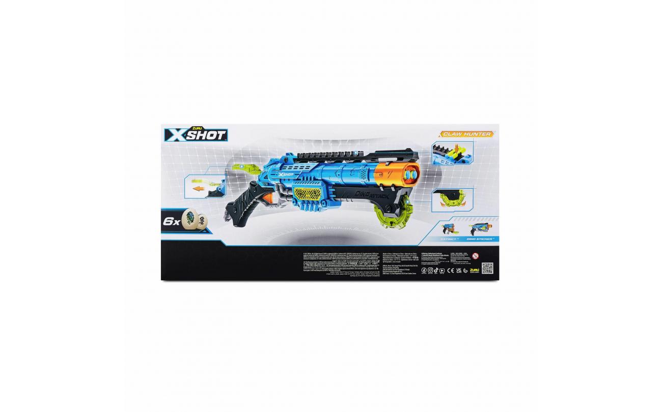 X-shot Dino Attack Claw Hunter met 24 darts