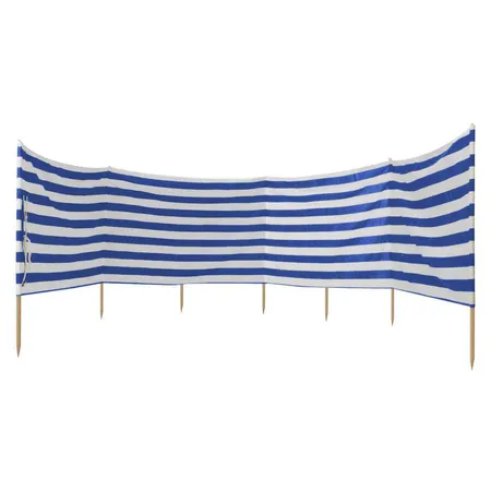 Idena Windschutz, 8 m x 80 cm, blau/weiß