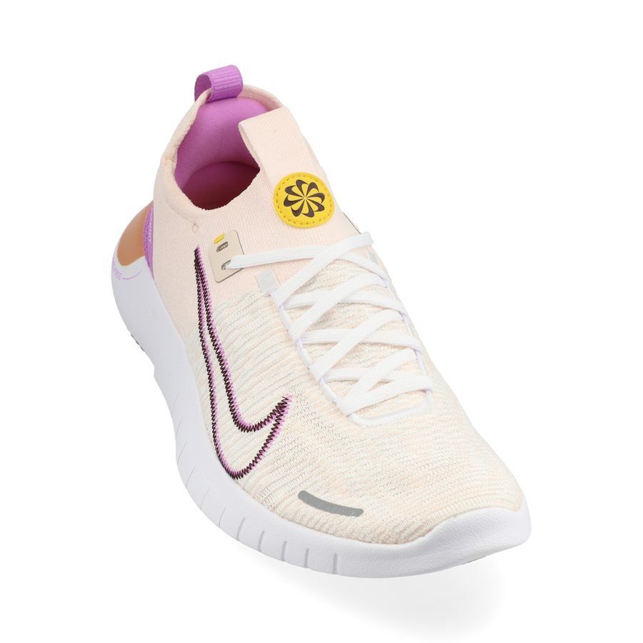 Nike Chaussures de Running Free Run Next Nature - Blanc/Orange/Violet Femme