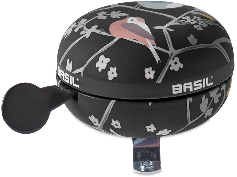 BASIL Fahrradklingel Big Bell Wanderlust, Schwarz Fahrradklingel