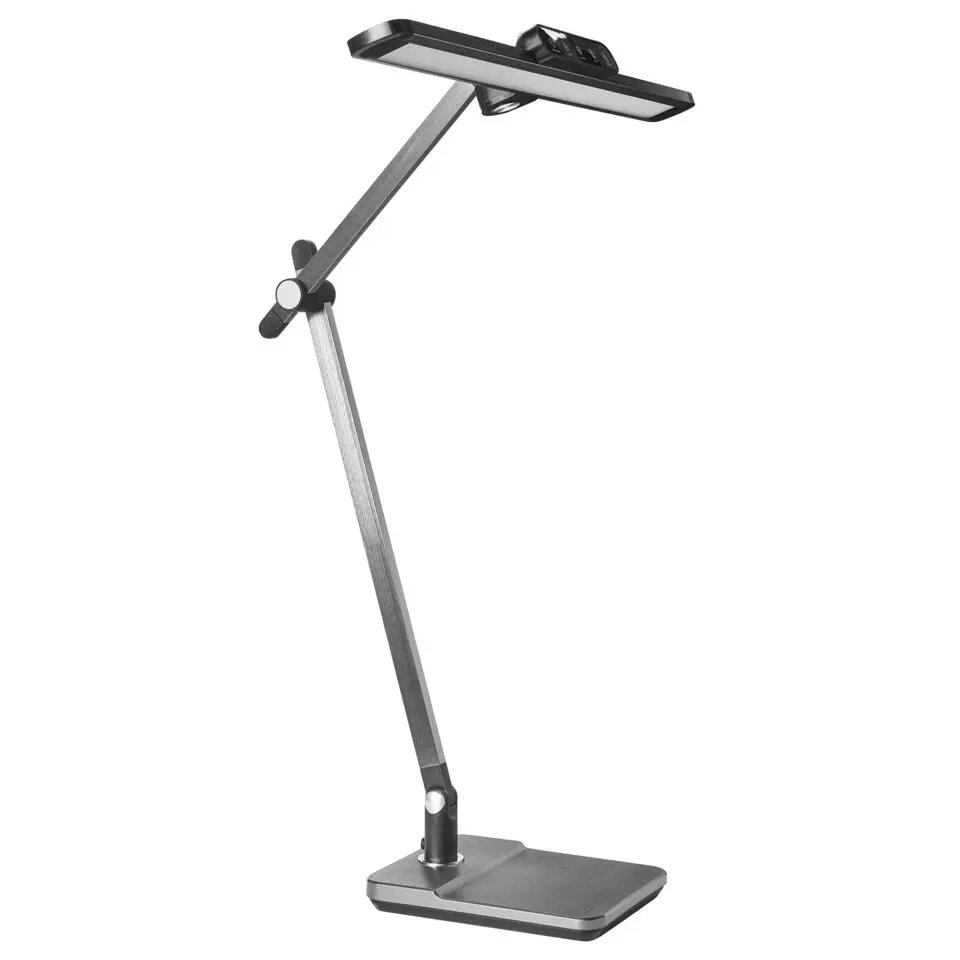 SERPENS - Bureaulamp LED - Grijs - Synthetisch materiaal