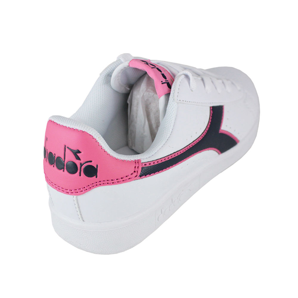 Tênis Diadora 101.173323 01 C8593 Branco/preto Íris/rosa Pas