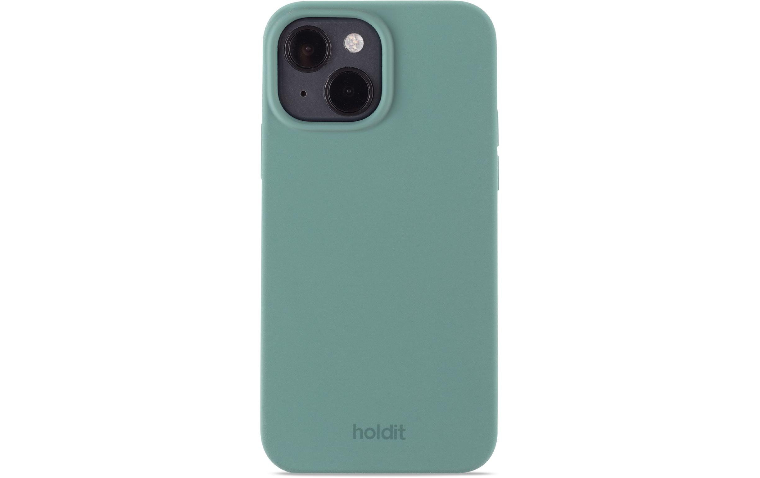 Back Cover Silicone iPhone 14 GrünModerne Handyhülle aus ultradünnem und griffigem Silikon für das Apple iPhone 14