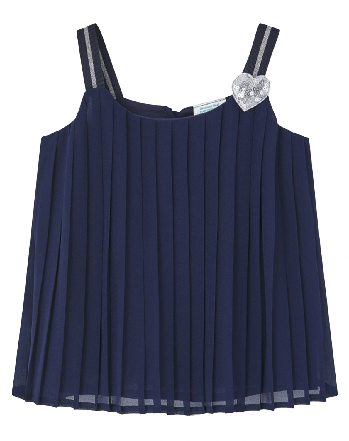 Trägertop CHIFFON in blau