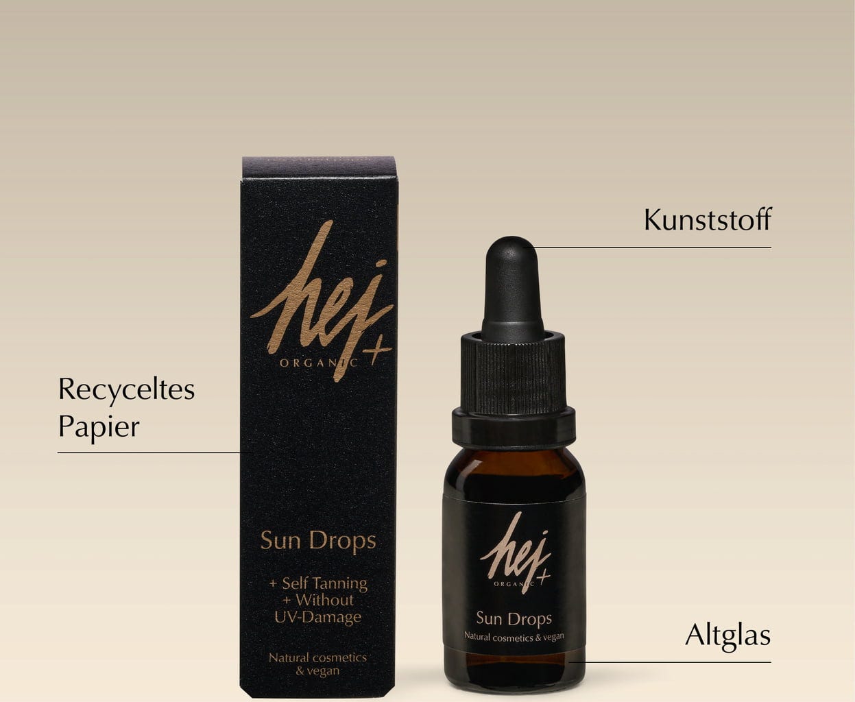 HEJ ORGANIC  Sun Drops, 15 ml