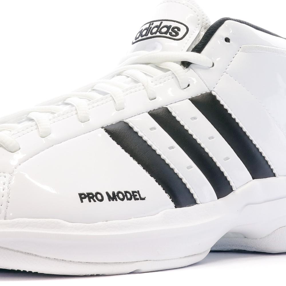 Adidas Chaussures de Basketball Blanches Homme Adidas Pro Model 2G