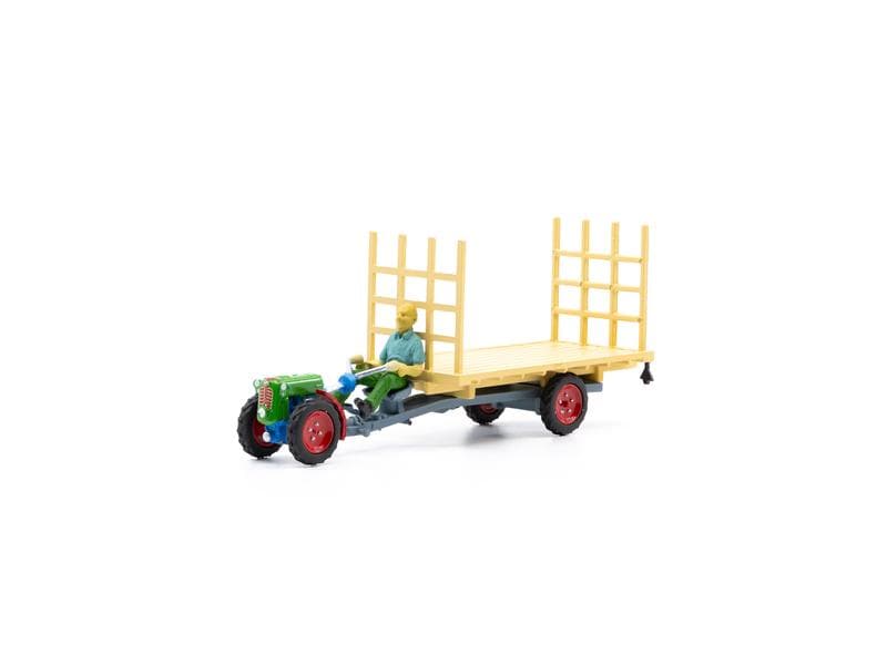 ACE Rapid Special 1:87 Modell Lastwagen mit Anhänger und Figur