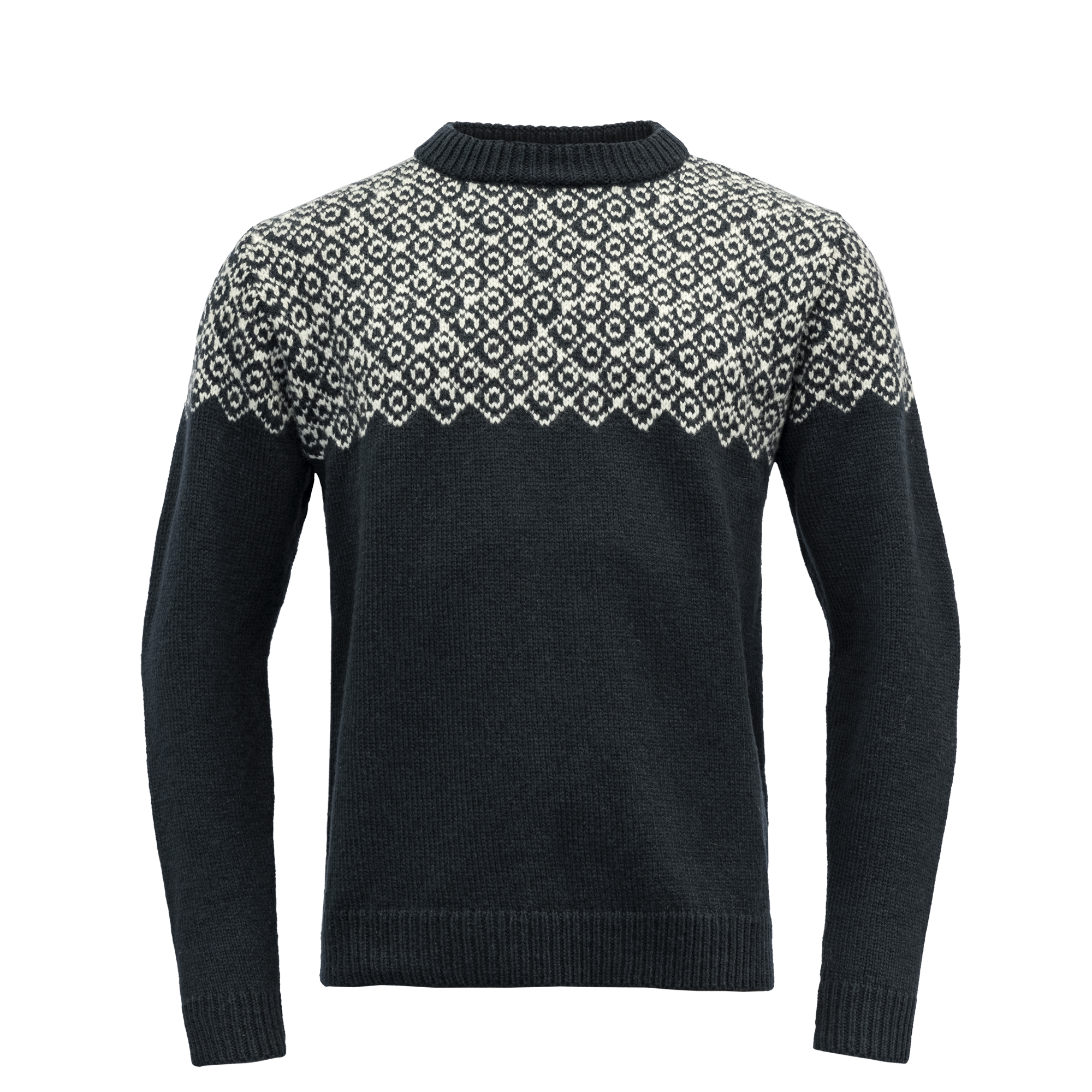 Bjørnøya Sweater Crew Neck Unisex 284C/Ink/Offwhite