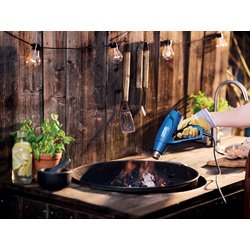 Rapid Pistolet à air chaud R1800, 1.800 watts, bleu