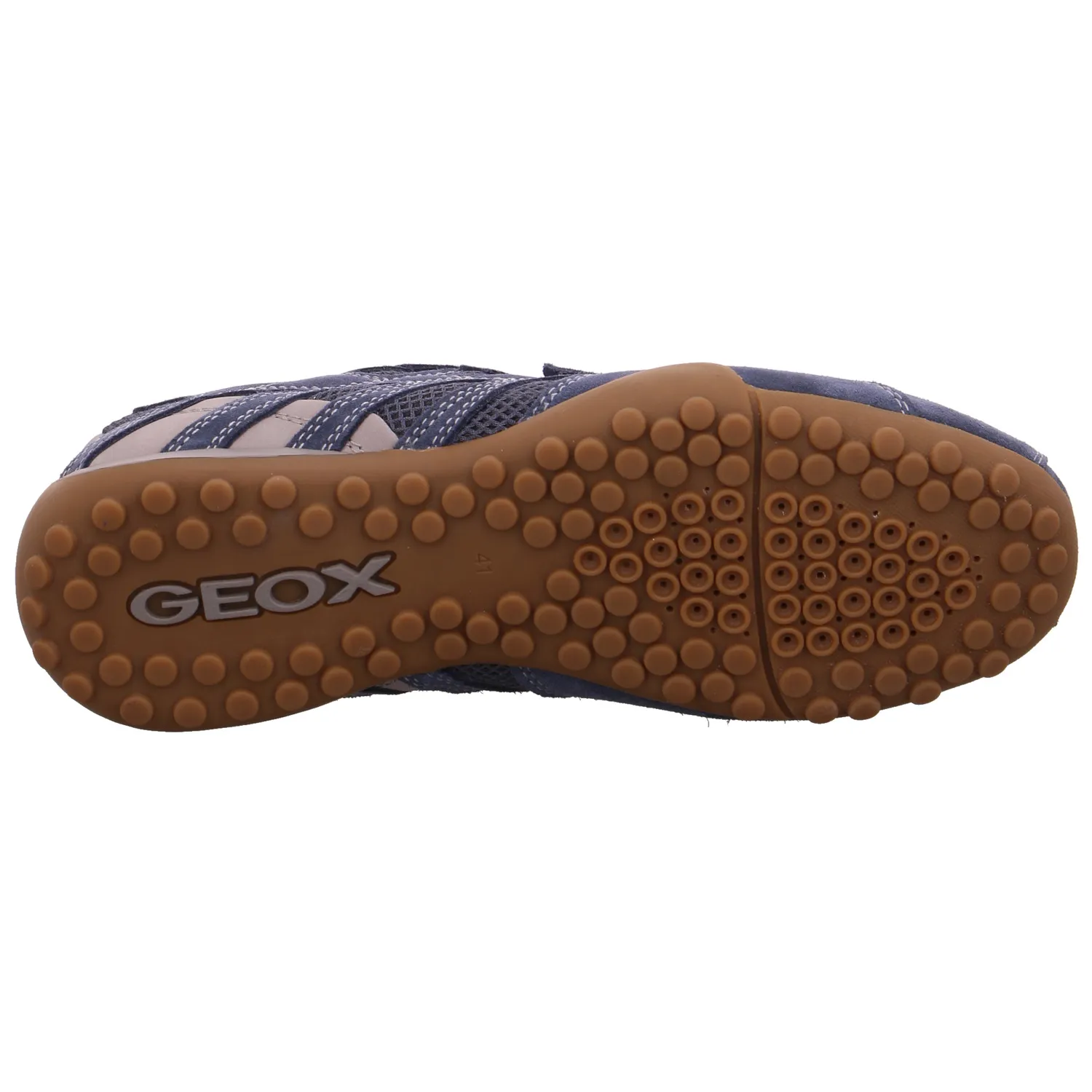 GEOX Halbschuhe Sneaker Blau Leder