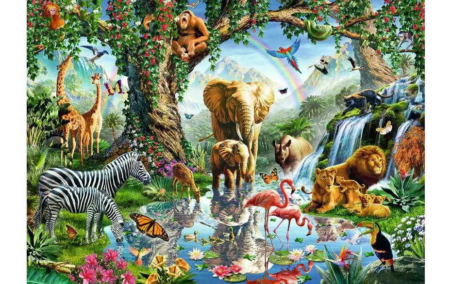 Puzzle Abenteuer im DschungelKlassisches Puzzle
