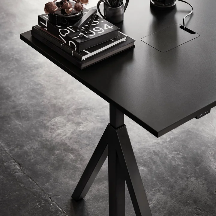 String - Works Tischplatte, schwarz, 120 x 78 cm