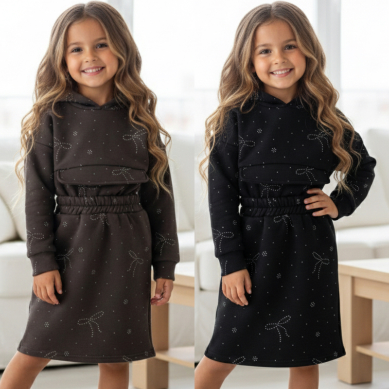 Sparkle & Cozy Hoodie set