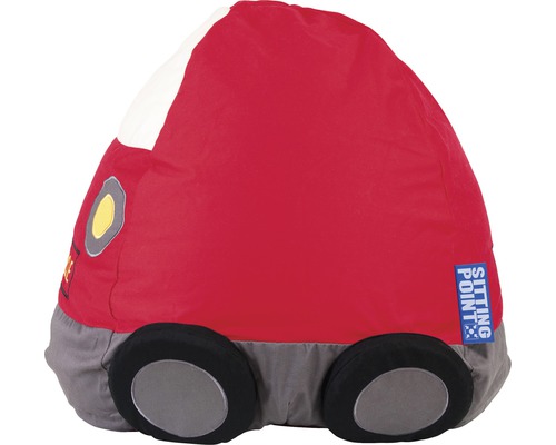 Zitzak Zitpunt Zitzak Kidding Brandweerwagen Rood 60x50x50 cm