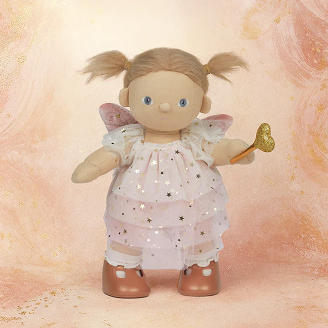 olli ella lappenpop dream dinkum doll - fairy willow pink - 35 cm