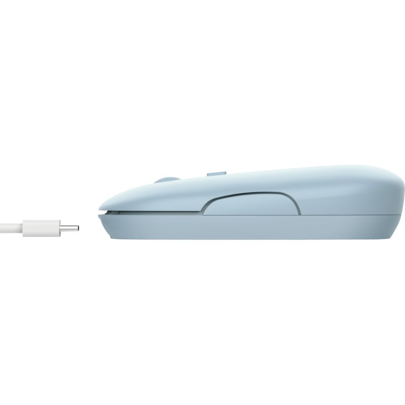 Trust Puck souris Bureau Ambidextre RF sans fil + Bluetooth 1600 DPI