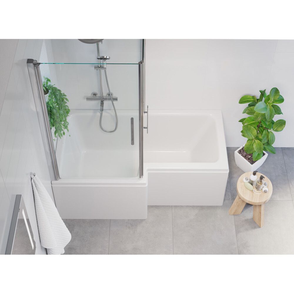 BADEKARSVEGG CAMARGUE SKÄRGÅRD SATENG KLARGLASS 80X150CM