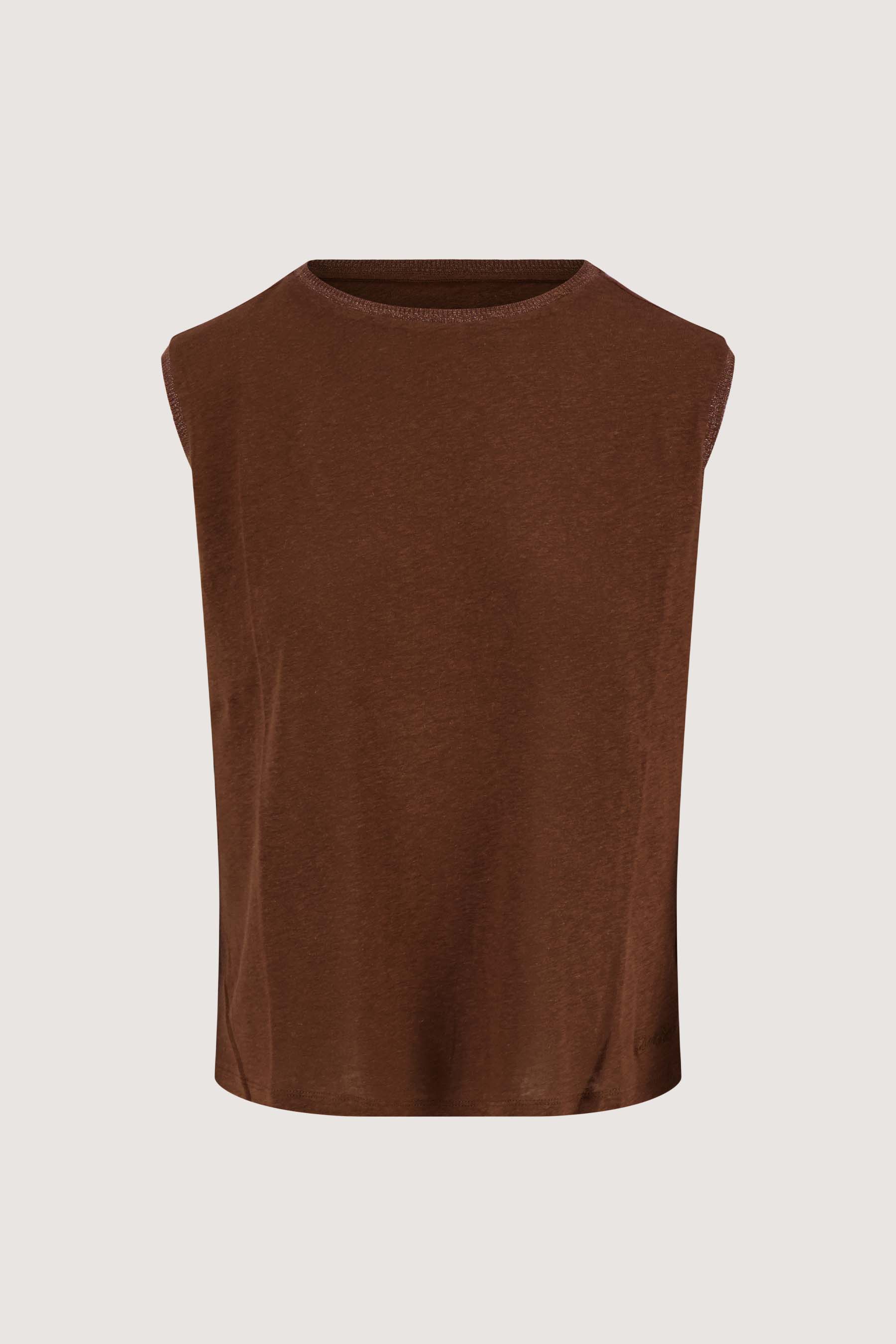 singlet  met lurex boord