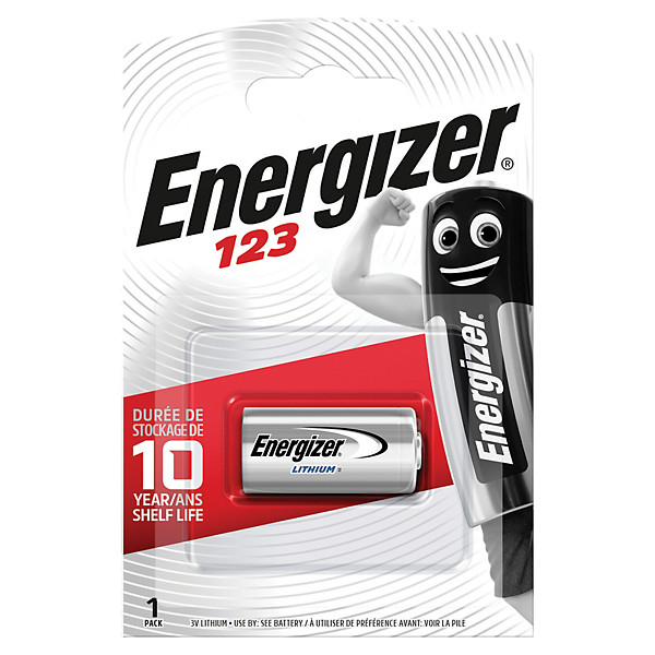 Pile lithium Energizer 123