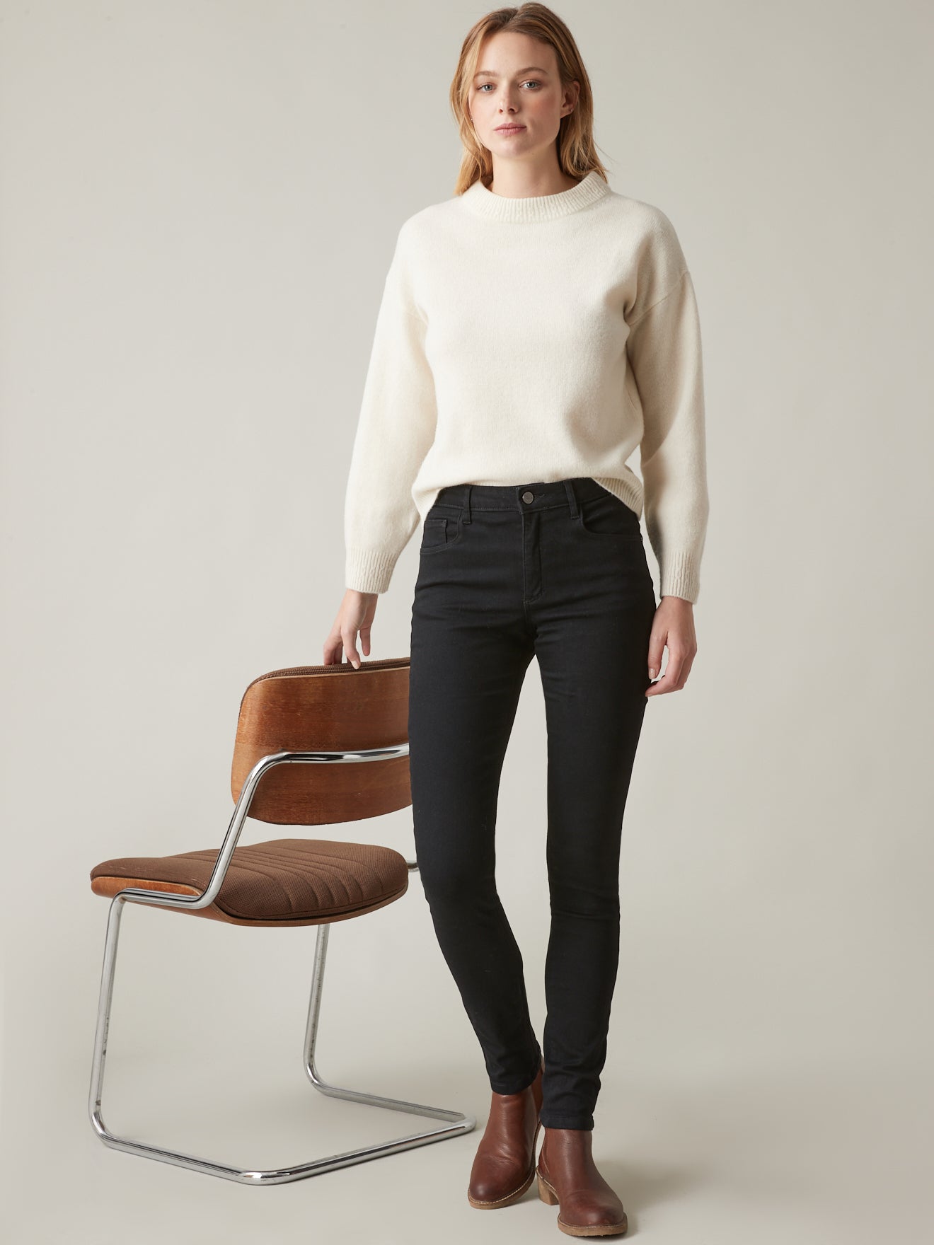 Jean slim super stretch femme Farah - Coton bio, délavage écoresponsable