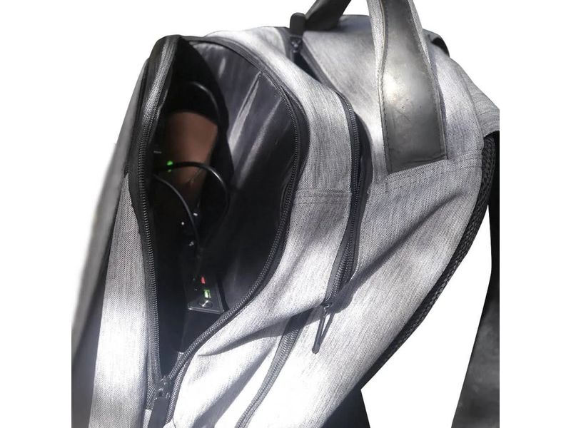 SunSlice Zenith – Solar Backpack – Schwarz 8 W Leichter und praktischer Solarrucksack mit 8W Solarpanel für schnelles Laden