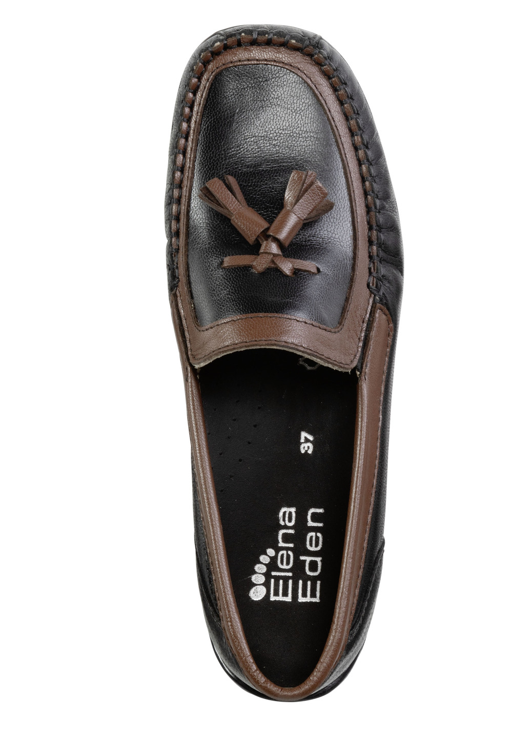 ELENA EDEN Mokassin-Slipper aus Nappaleder