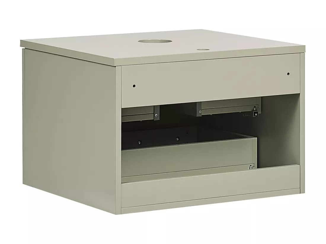 Meuble lavabo mural ALZIRA 60 cm 52 cm 40 cm Vert clair