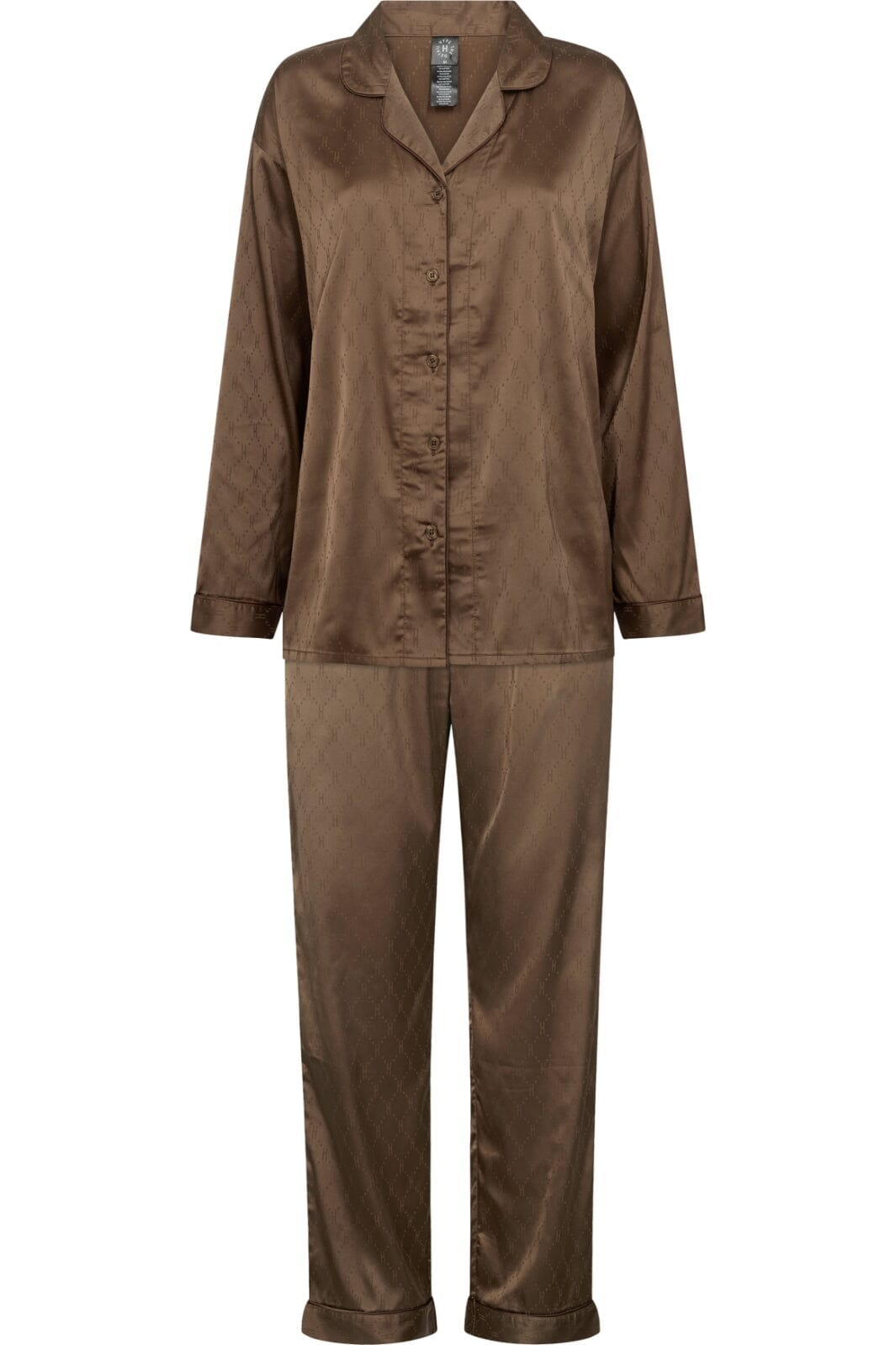 Hype The Detail Satin Pyjamas 800-43 89 brun