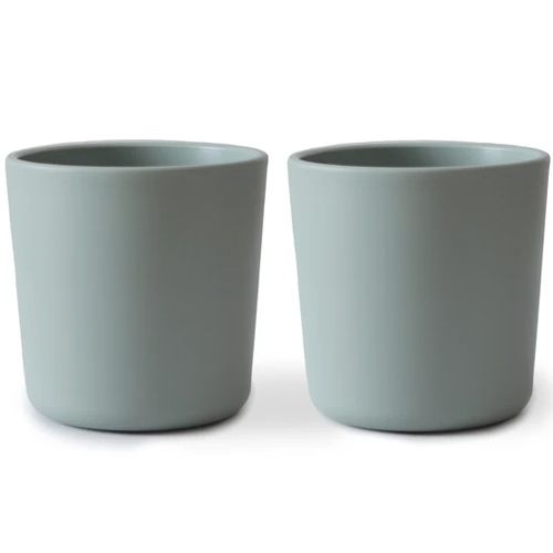 Mushie kinderbekers sage - 2st