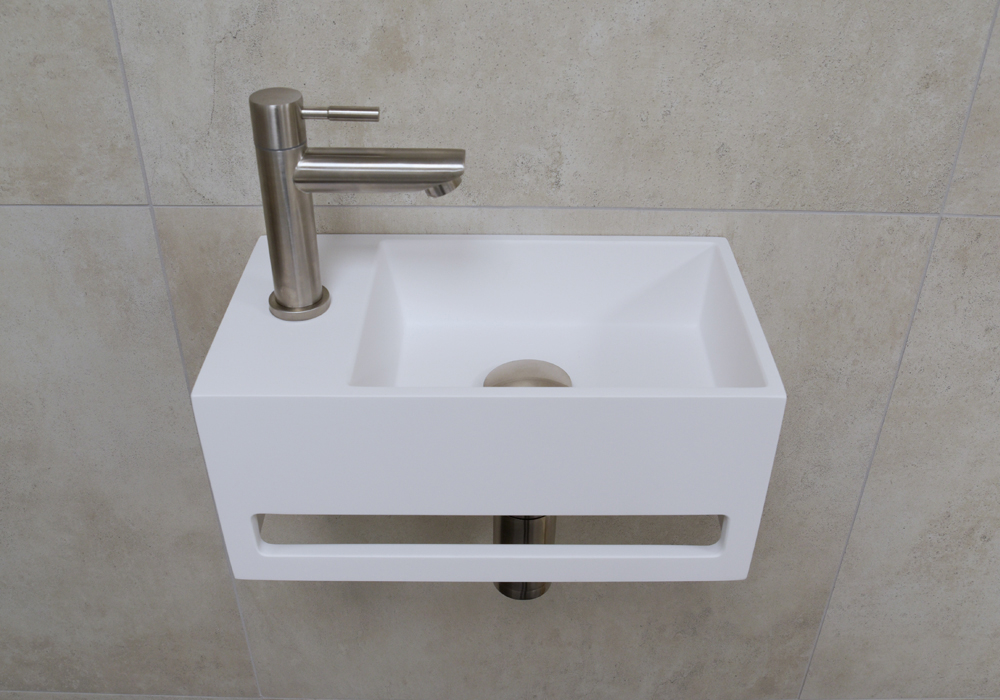Saniclear fonteinset bali links met RVS kraan