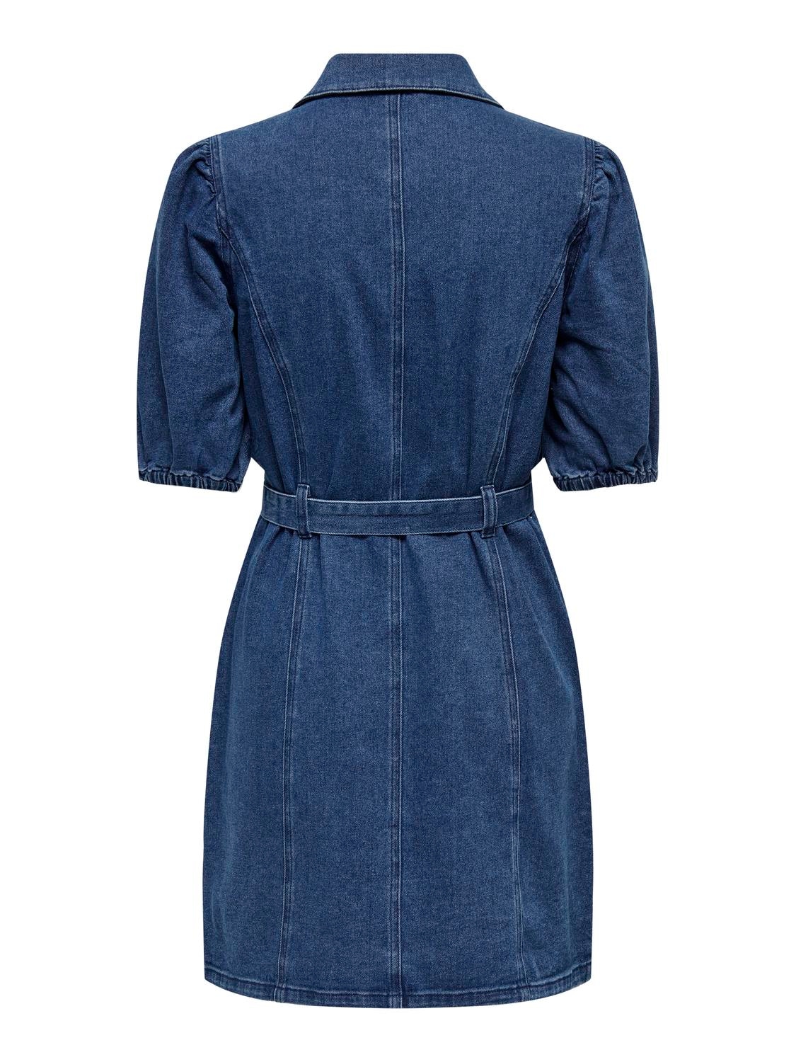 ONLY Jeanskleid »ONLVIBBE SS BELT DNM DRESS NOOS«