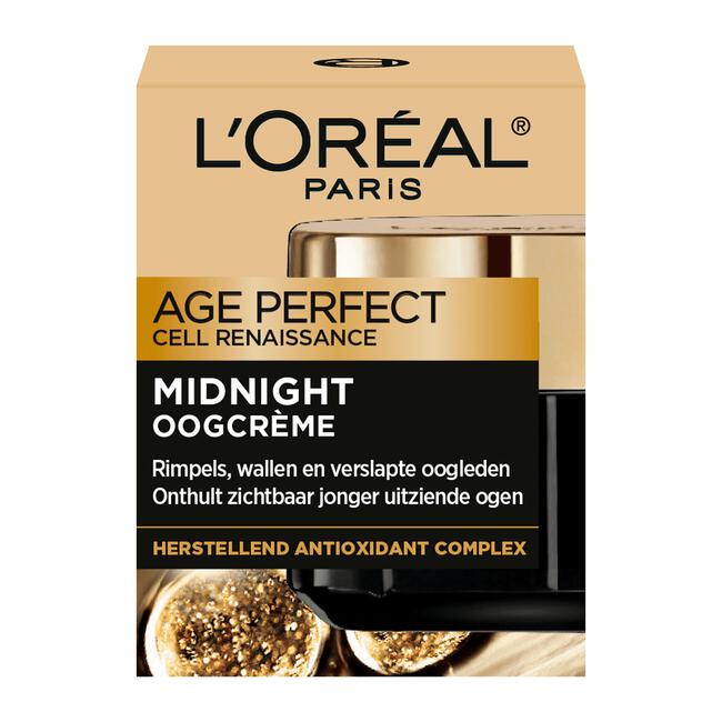 L'Oréal Paris Age Perfect Cell Renaissance Midnight Anti-Age Oogcrème 15 ML
