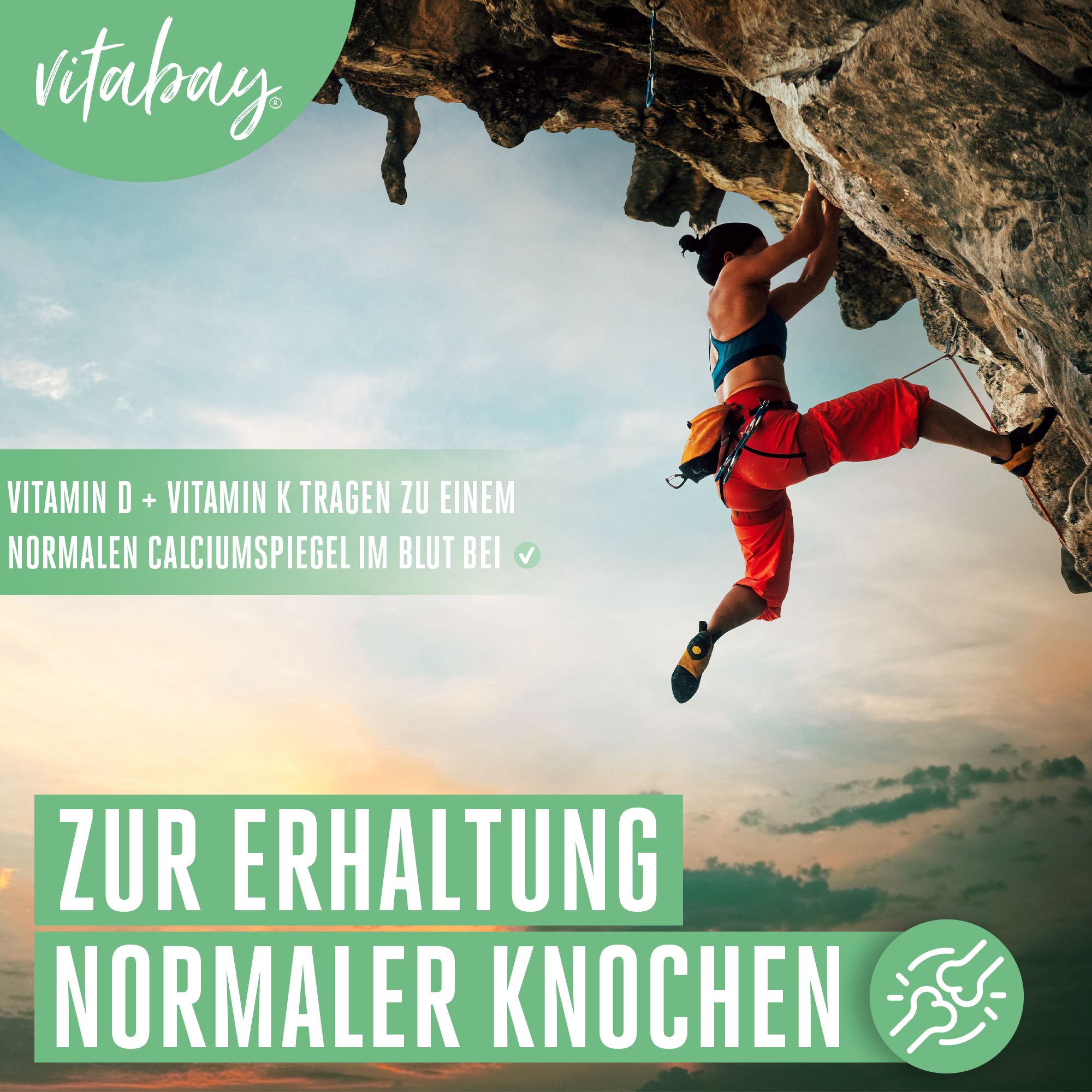 Vitabay Vitamin D3 K2 5000 IE