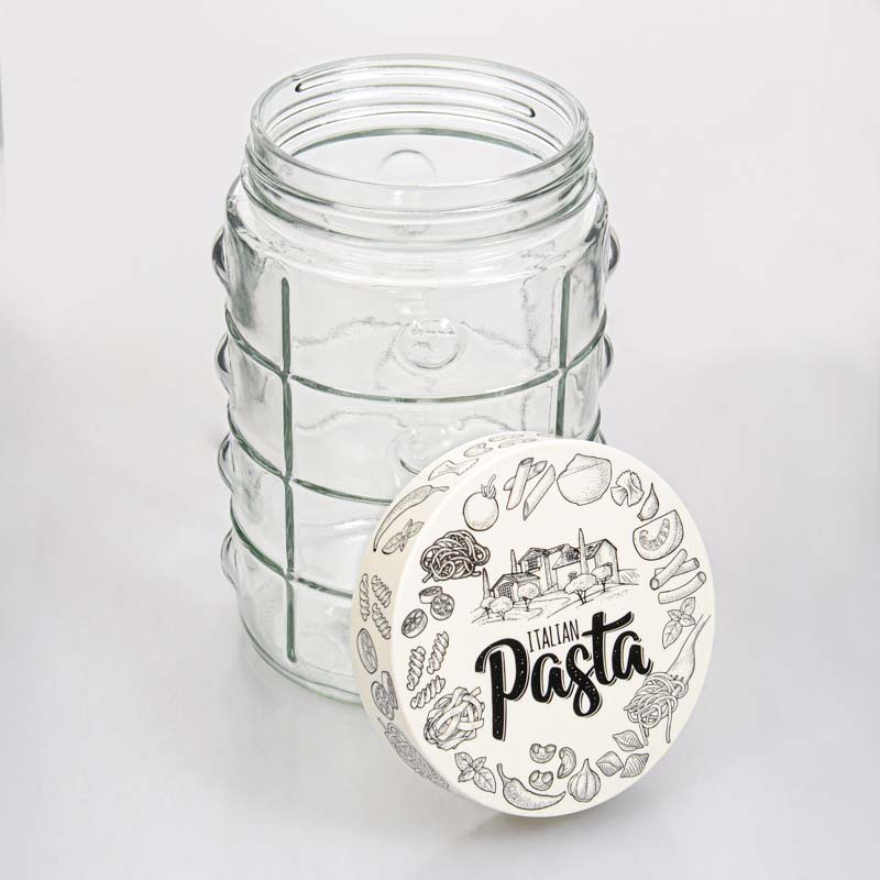 Bocal en verre 'Italian Pasta'