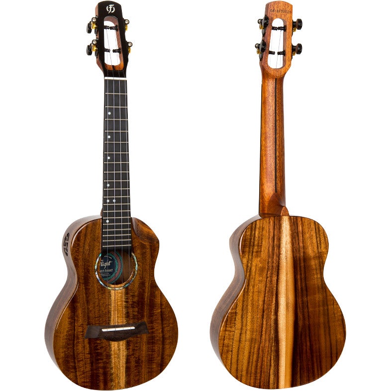 Flight Royal Series Spirit EQ-A Concert elektrisch-akoestische concert ukelele met gigbag