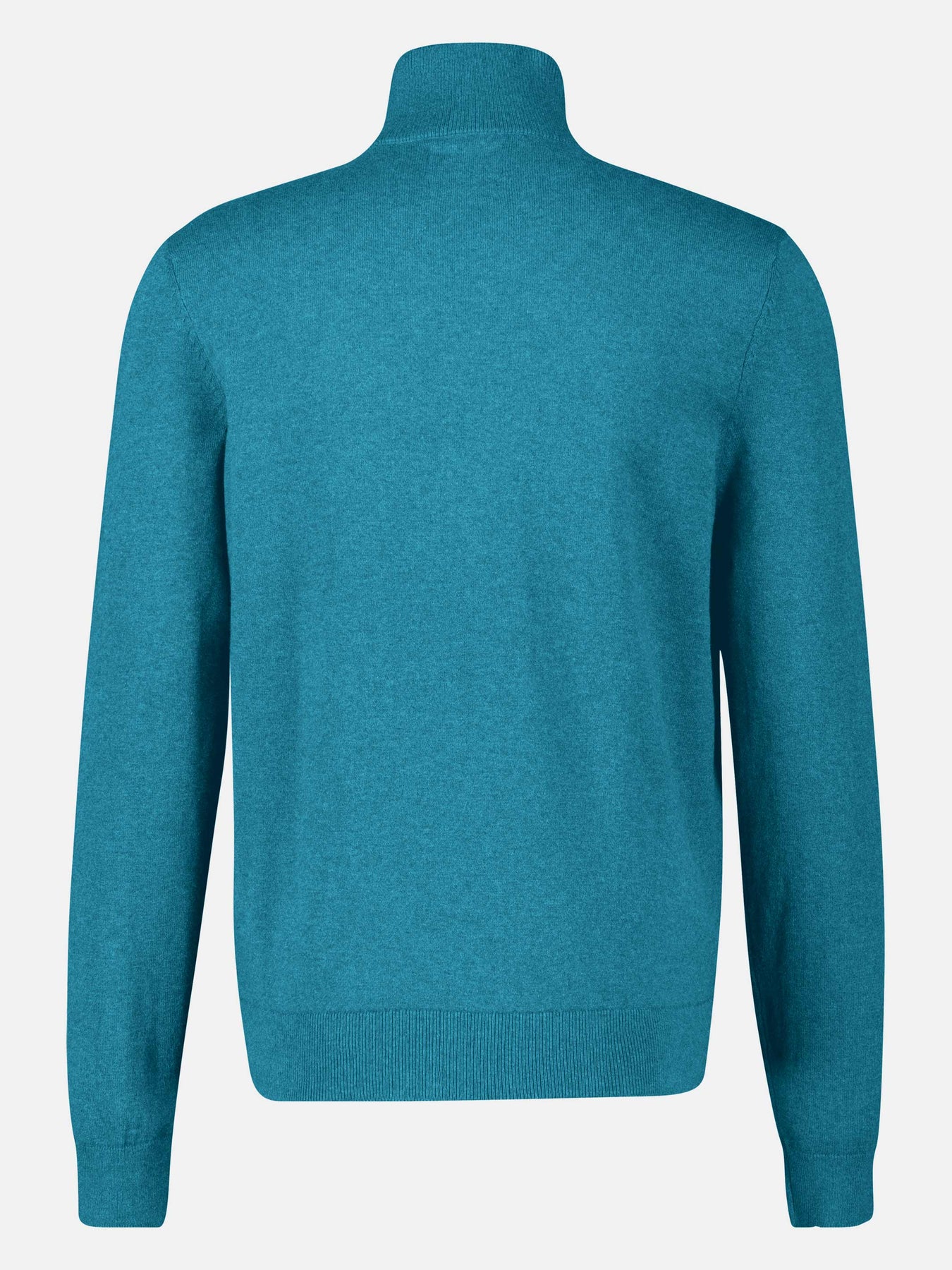 Flachstrickpullover mit Troyerkragen